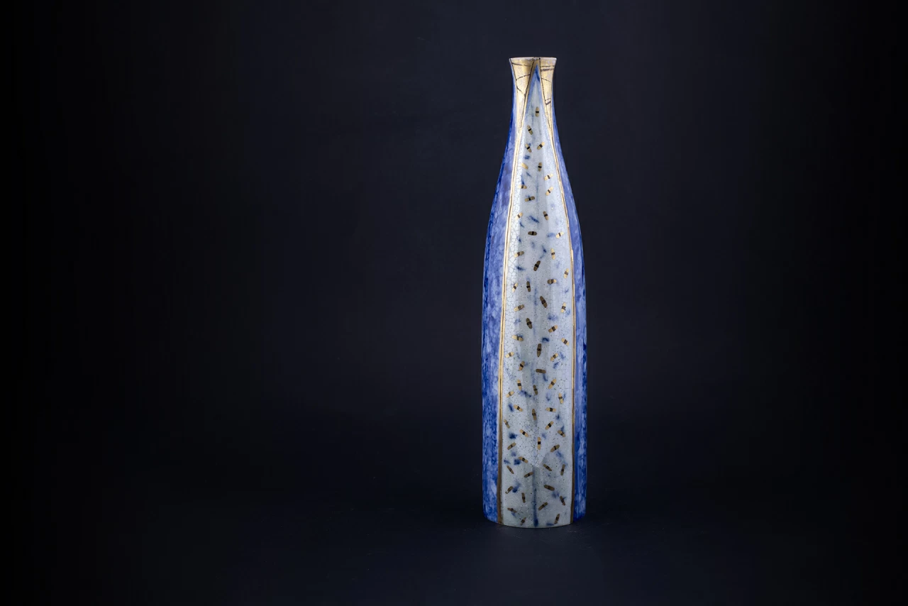 Ваза Раскрытие на форме Бутыль большой размер арт 60.08972.00.1, 