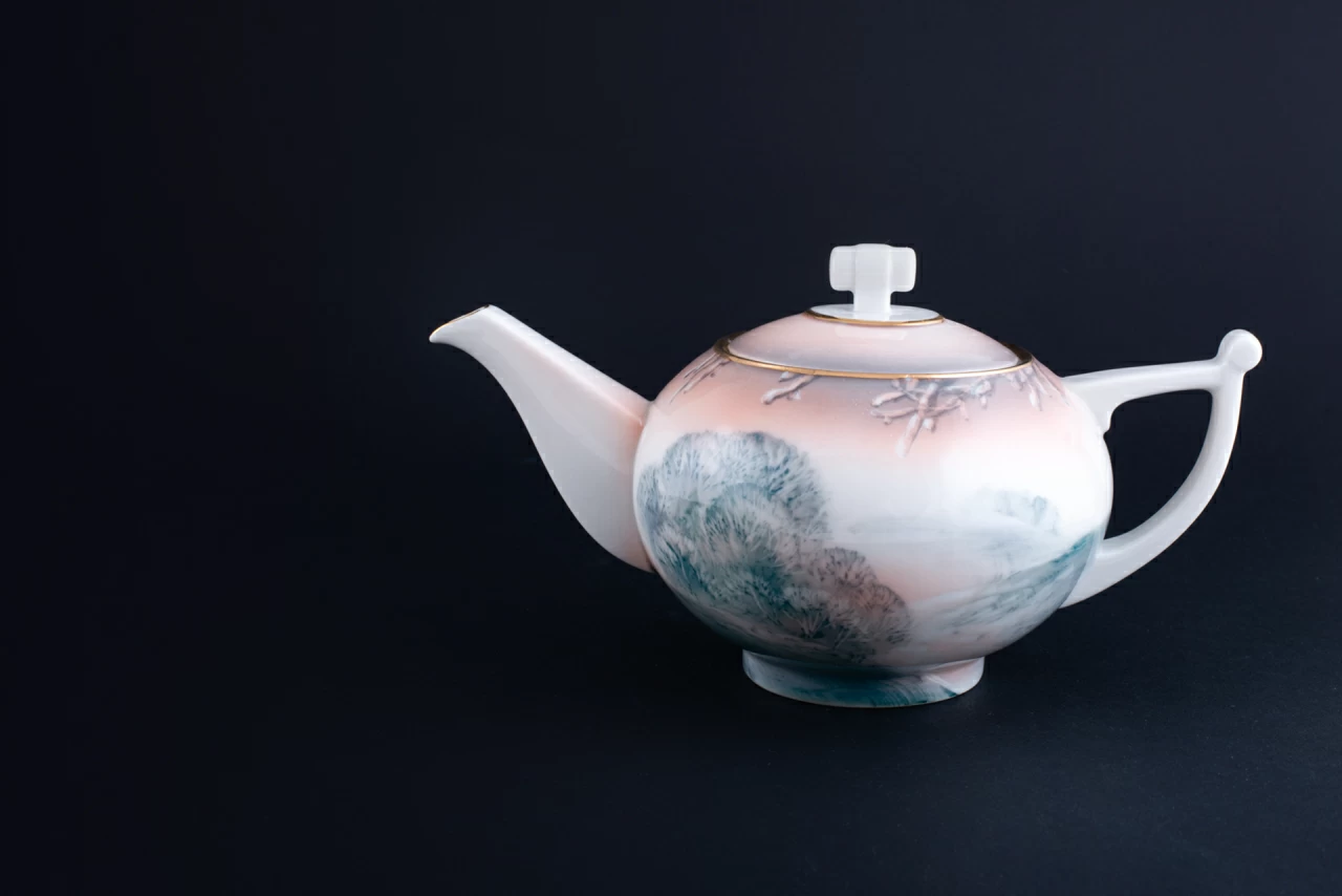 Заварочный Чайник Зима в деревне на форме Кострома арт 40.03496.00.1, 