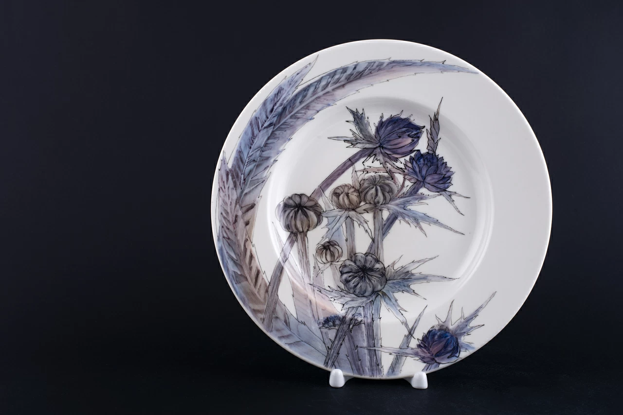 Тарелка Татарник на форме Плоская арт 60.13555.00.1, 