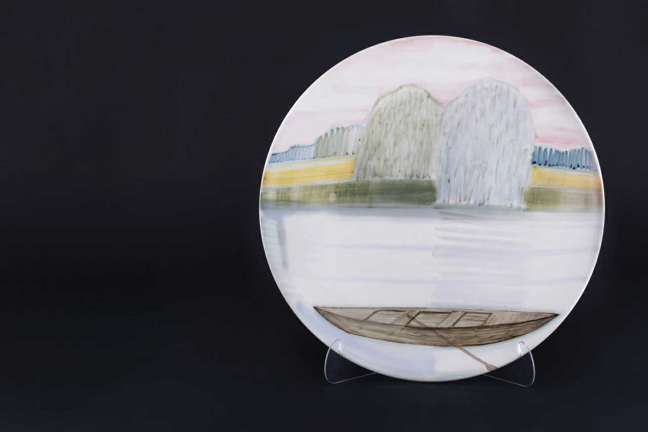 Декоративное блюдо Туман на форме Круглая, арт 60.06472.00.1, 