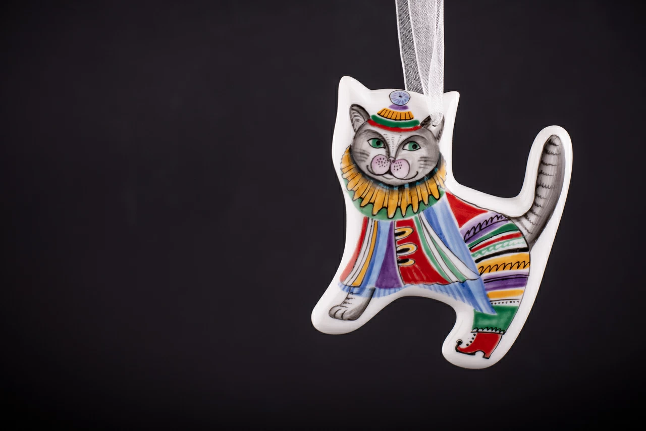 Елочная игрушка Котик арт 60.03943.00.1, 