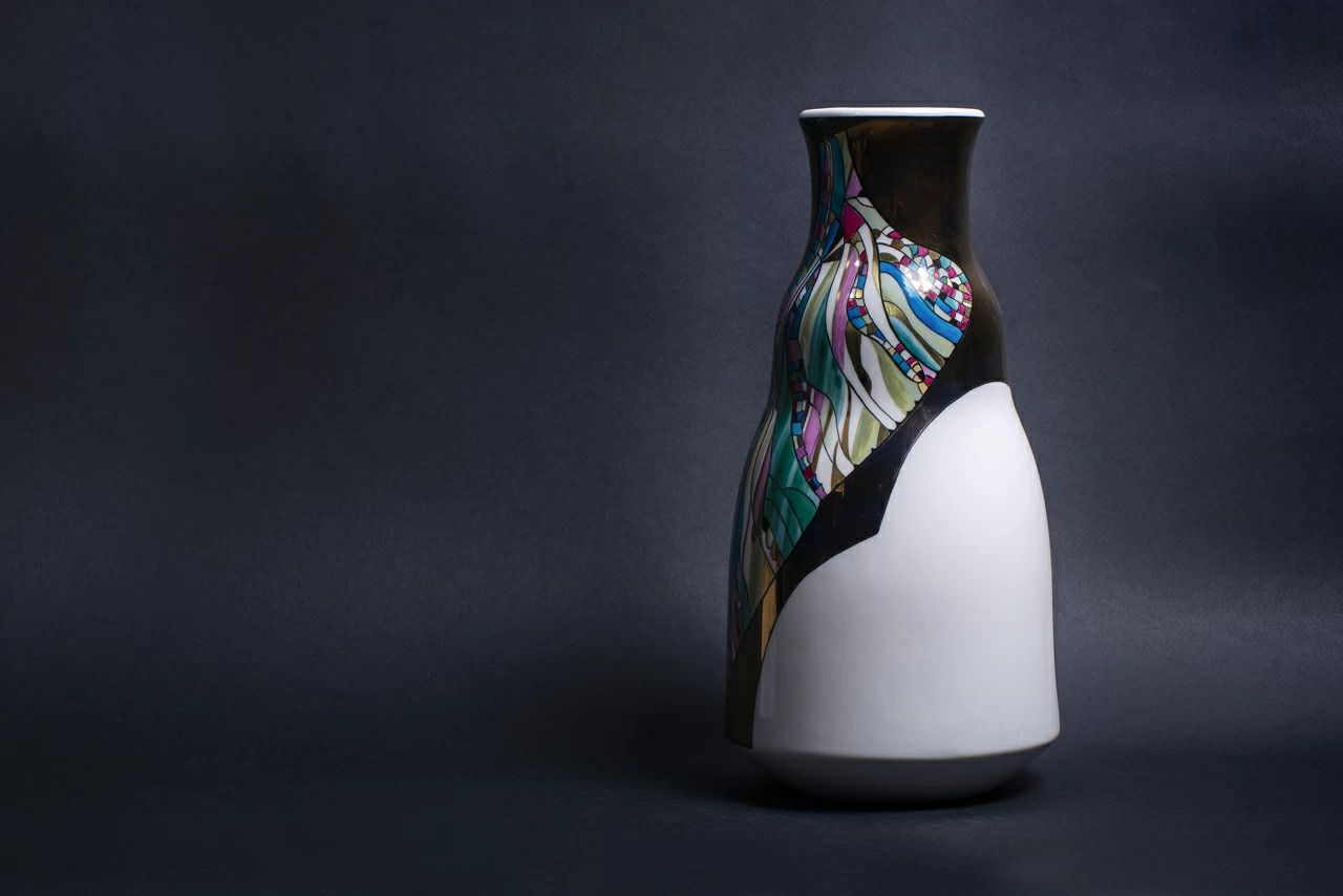 Ваза Крылья стрекозы на форме Зимняя высокая, арт 60.14879.00.1, 