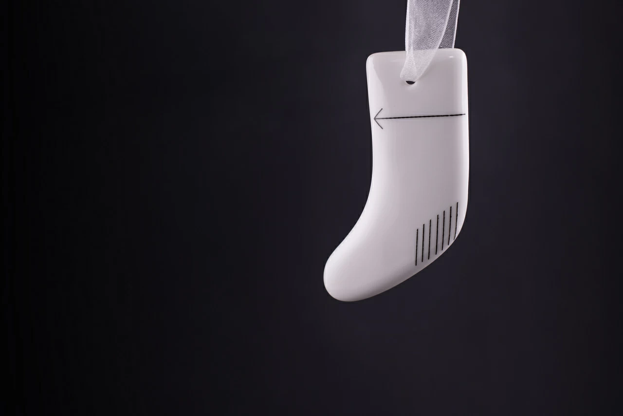 Елочная игрушка Носочек, Тайм, арт 60.16083.00.1, 