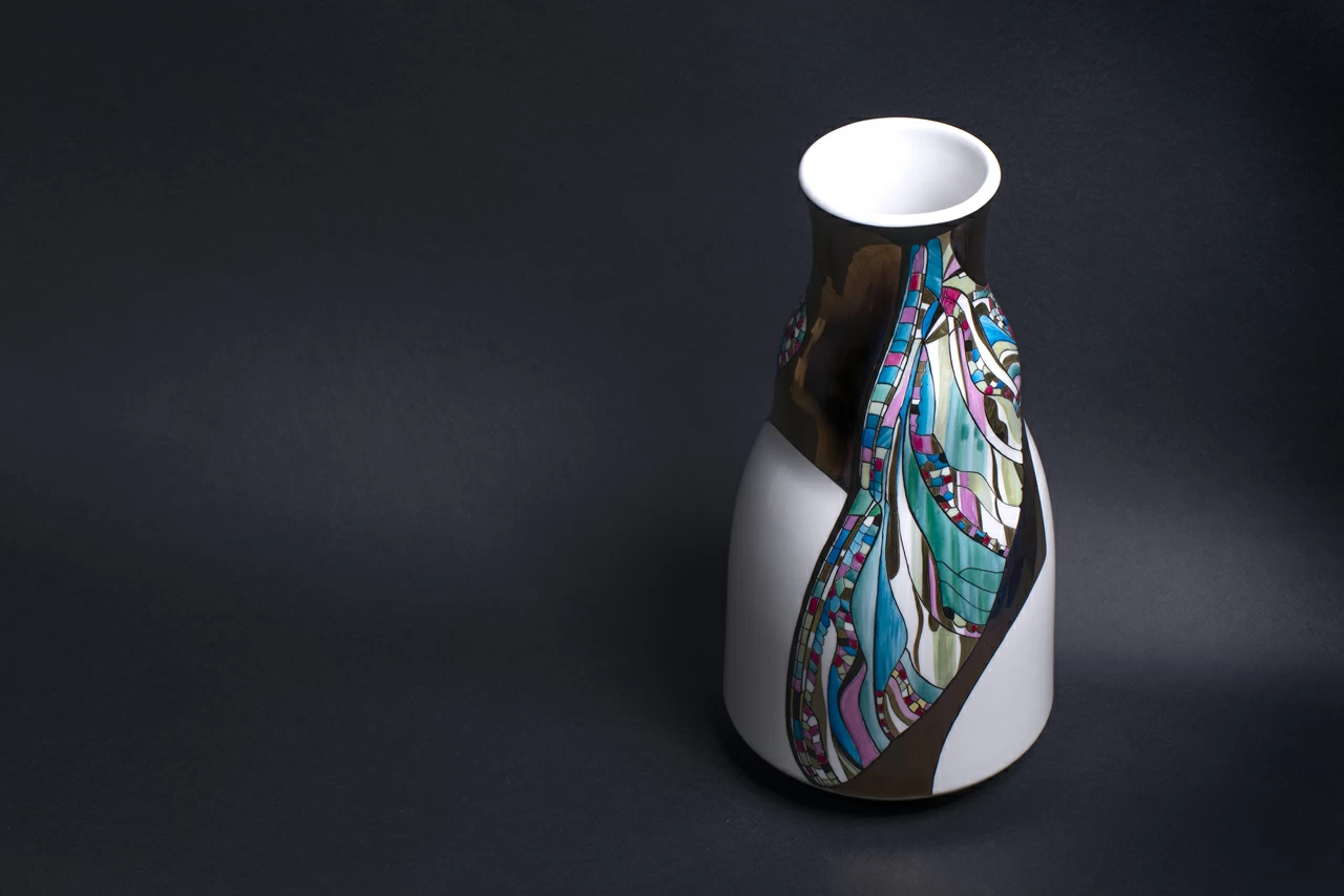 Ваза Крылья стрекозы на форме Зимняя высокая, арт 60.14879.00.1, 