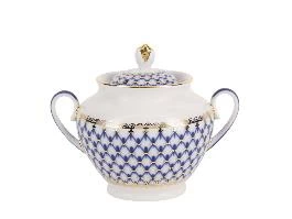 Сахарница Весенняя Кобальтовая сетка арт. 80.75344.00.1 Сахарница Весенняя Кобальтовая сетка арт. 80.75344.00.1