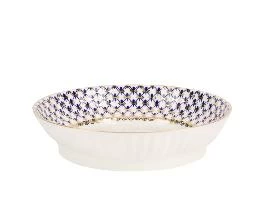 Сухарница Волна Кобальтовая сетка арт. 80.06537.00.1 Сухарница Волна Кобальтовая сетка арт. 80.06537.00.1