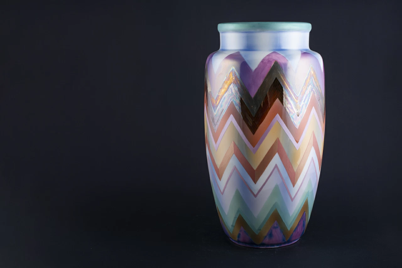 Ваза Ритм на форме Китайская средний размер, арт 60.14606.00.1,  Ваза Ритм на форме Китайская средний размер, арт 60.14606.00.1,