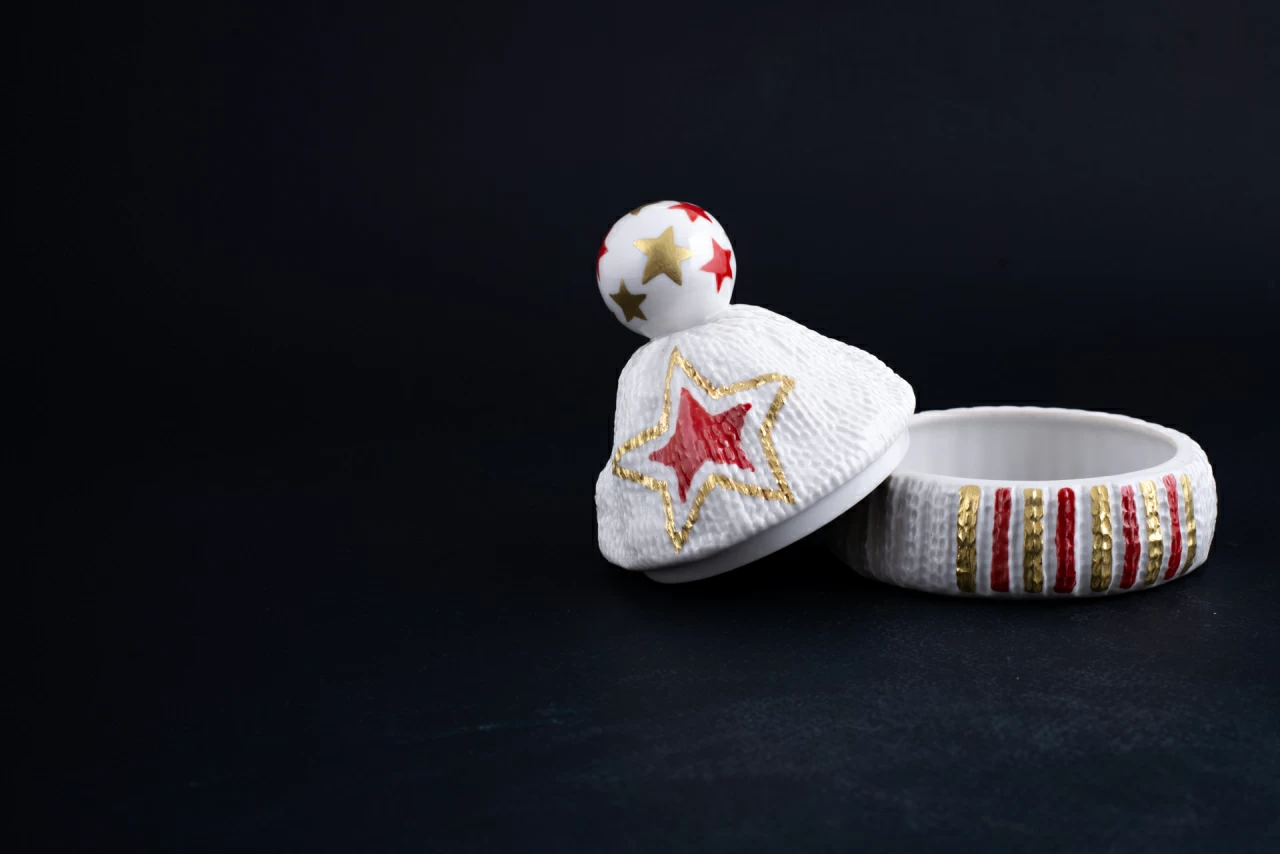 Шкатулка Детская Шапочка, рисунок Звезда, арт 60.14113.00.1, 