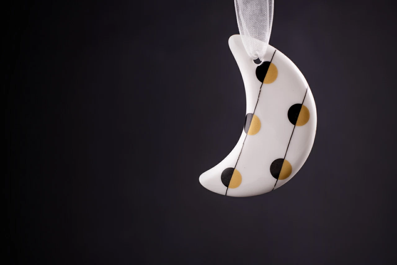 Елочная игрушка Месяц, арт 60.15992.00.1, 