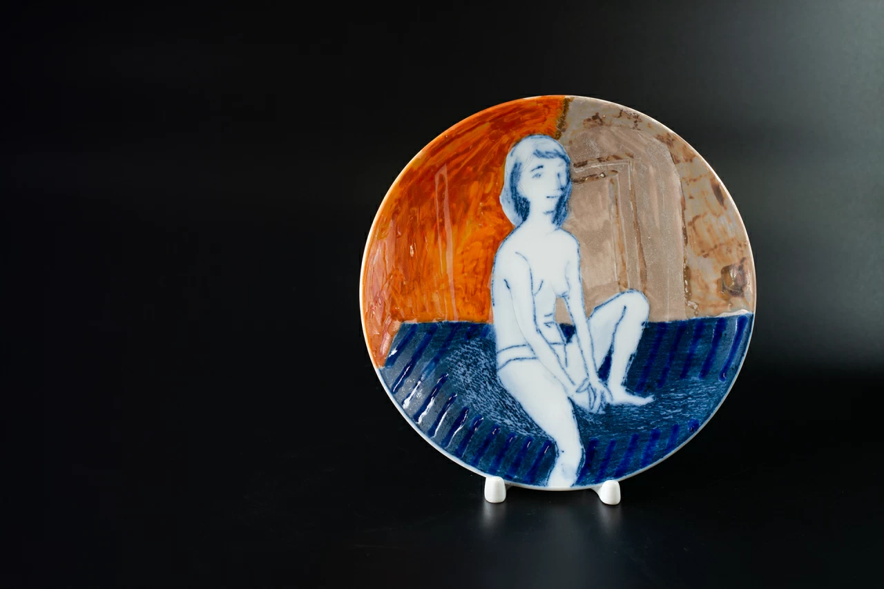 Декоративная тарелка Модель 4, на форме Эллипс, арт 60.10528.00.1, 