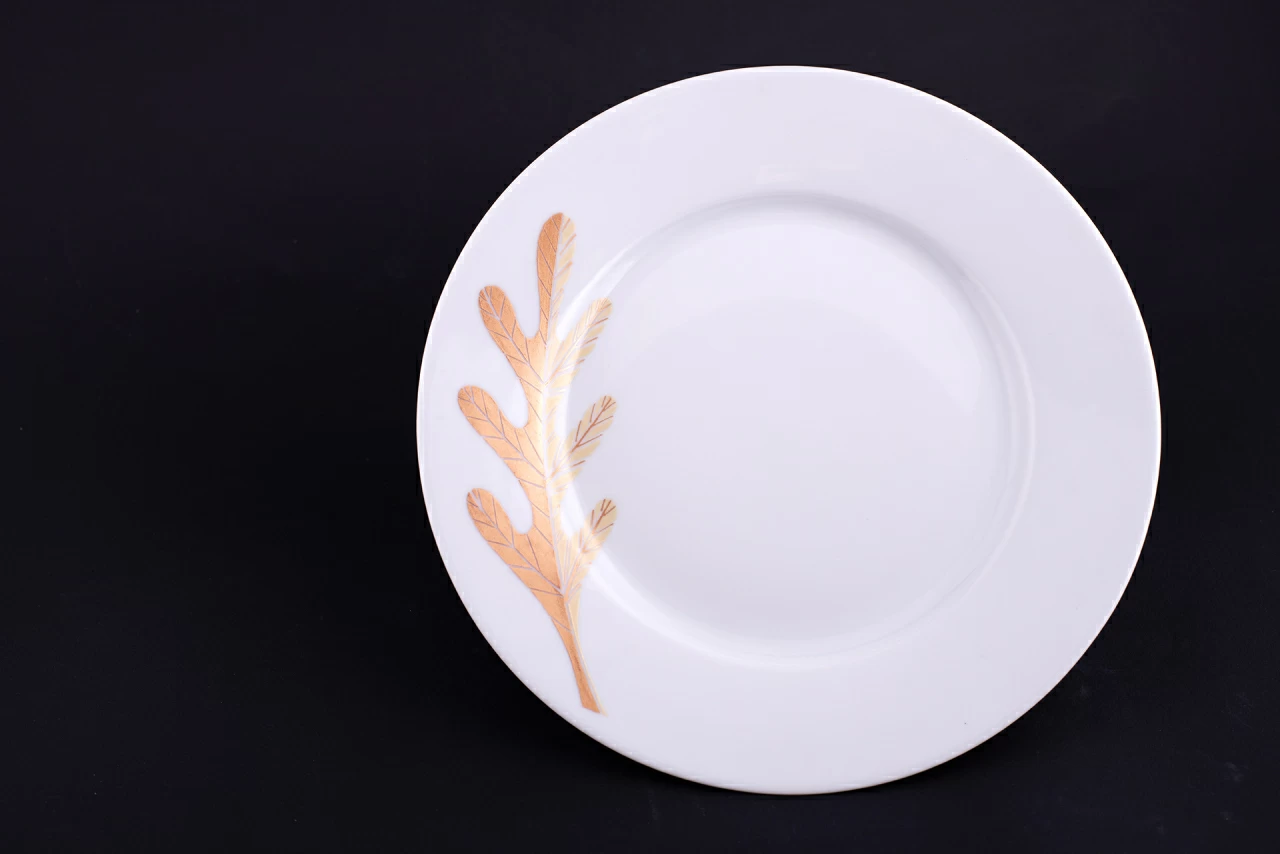 Тарелка 265 мм Сентябрь на форме Европейская, арт 70.02001.00.1,  Тарелка 265 мм Сентябрь на форме Европейская, арт 70.02001.00.1,