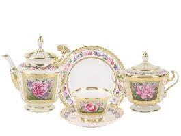 Сервиз чайный форма Александрия рисунок Воспоминание, 6 персон 20 предметов арт. 81.25269.00.1