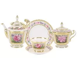 Сервиз чайный форма Александрия рисунок Воспоминание, 6 персон 20 предметов арт. 81.25269.00.1