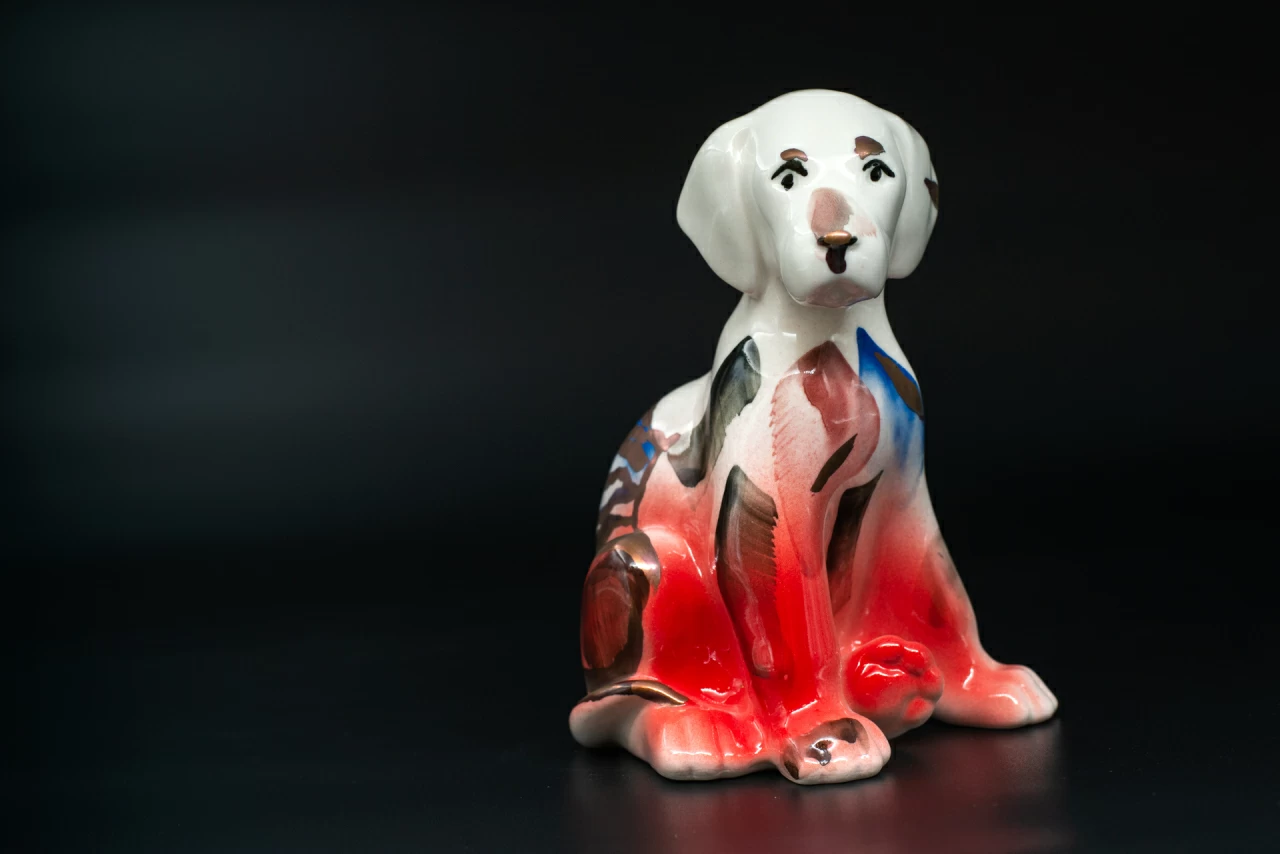 Скульптура Щенок Любопытный, арт 62.11230.00.1,  Скульптура Щенок Любопытный, арт 62.11230.00.1,