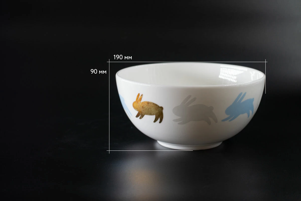 Салатник 190 мм Снежное утро, на форме Восточная, арт 60.15252.00.1, 