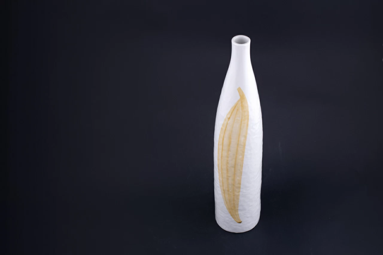 Ваза Экзотические фрукты на форме Бутыль большого размера, арт 60.12194.00.1,  Ваза Экзотические фрукты на форме Бутыль большого размера, арт 60.12194.00.1,