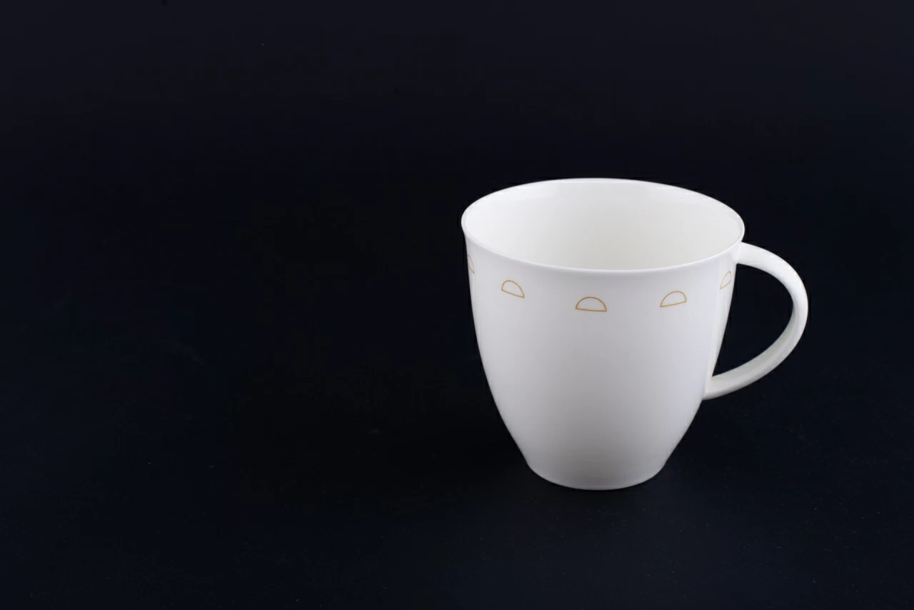 Чашка чайная Крем-брюле на форме Оливия, рисунок 1, арт 60.15929.00.1, 