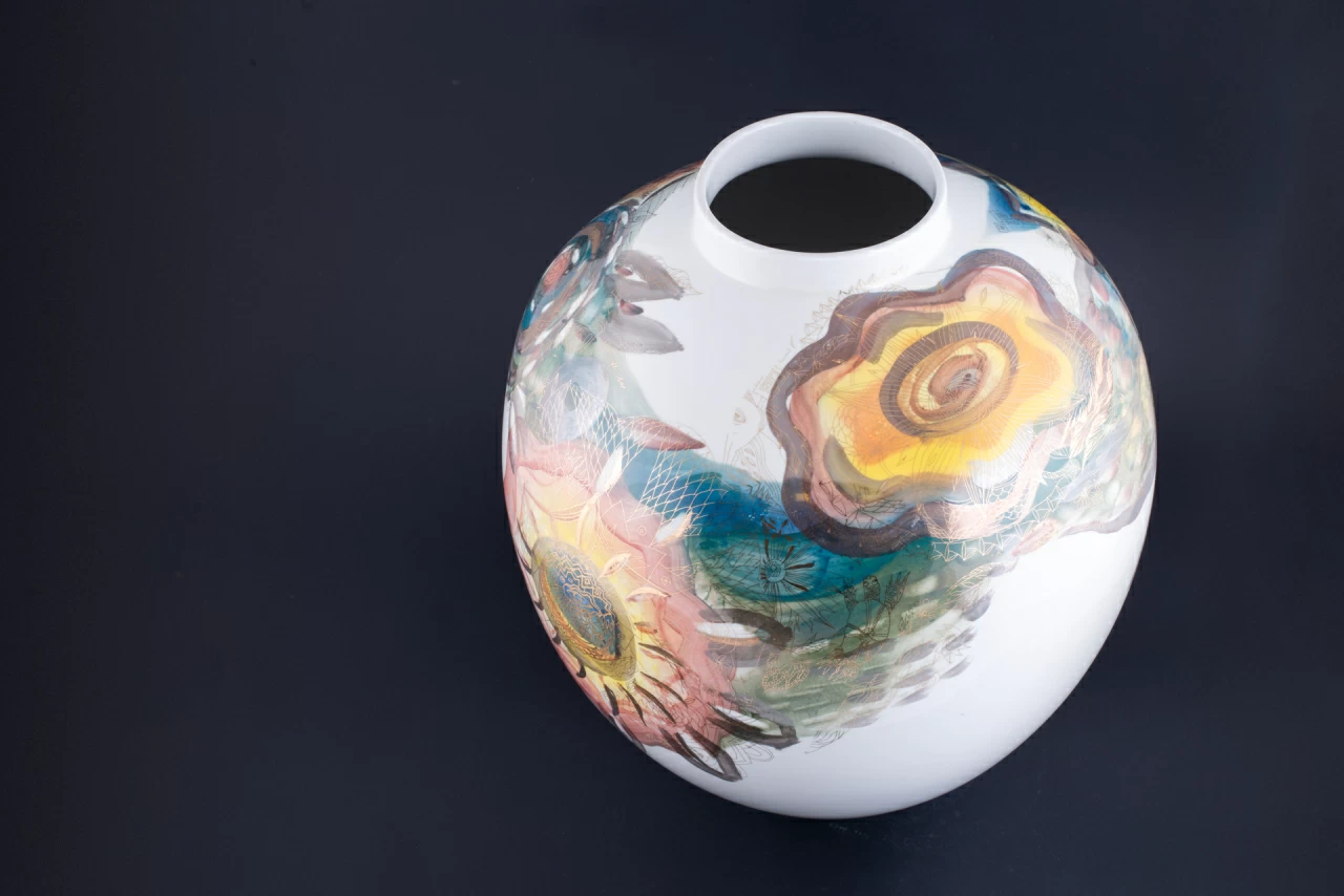 Ваза Узор на форме Круглая, арт. 60.15407.00.1, 