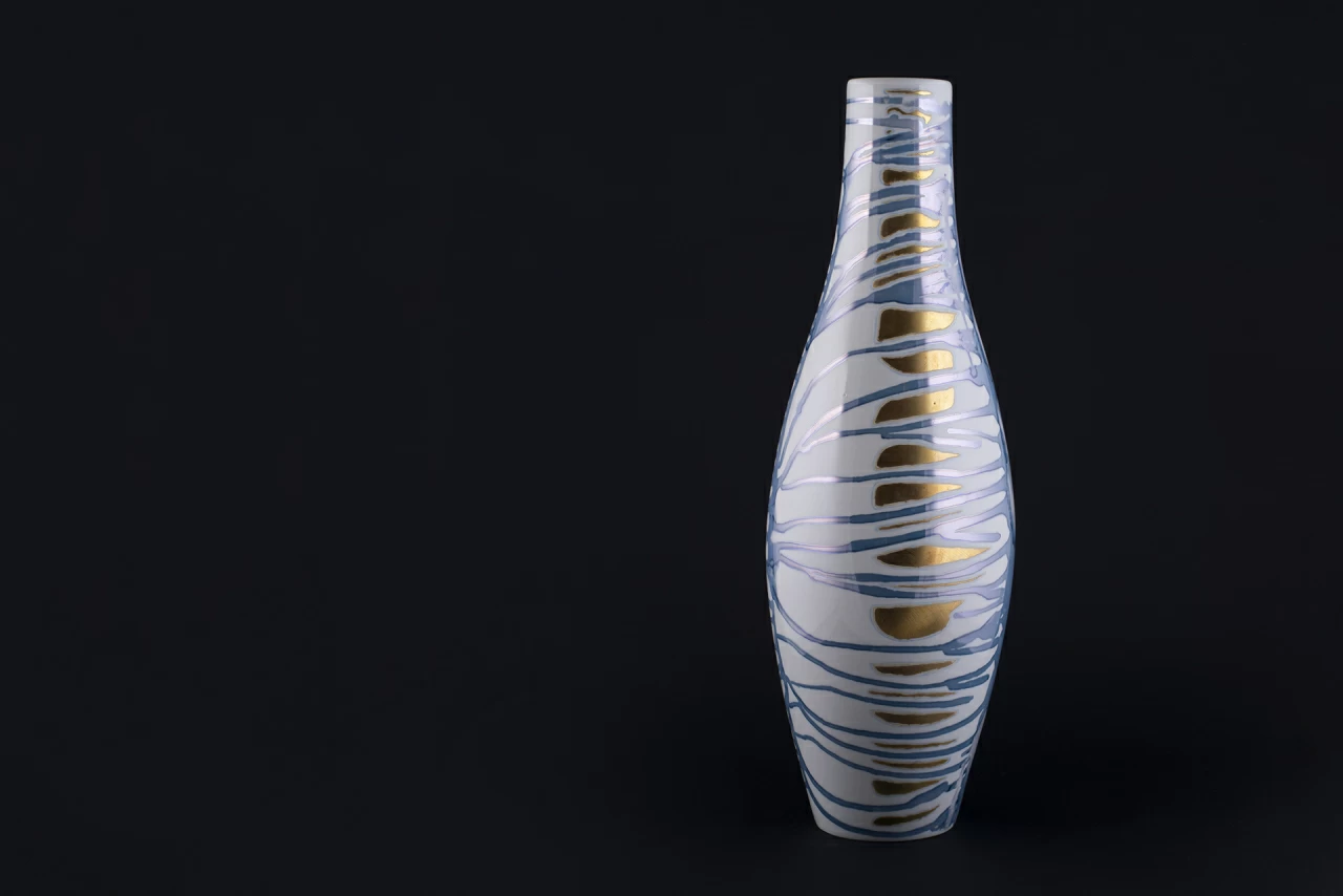 Ваза Блики на форме Высокая, арт 60.14051.00.1,  Ваза Блики на форме Высокая, арт 60.14051.00.1,