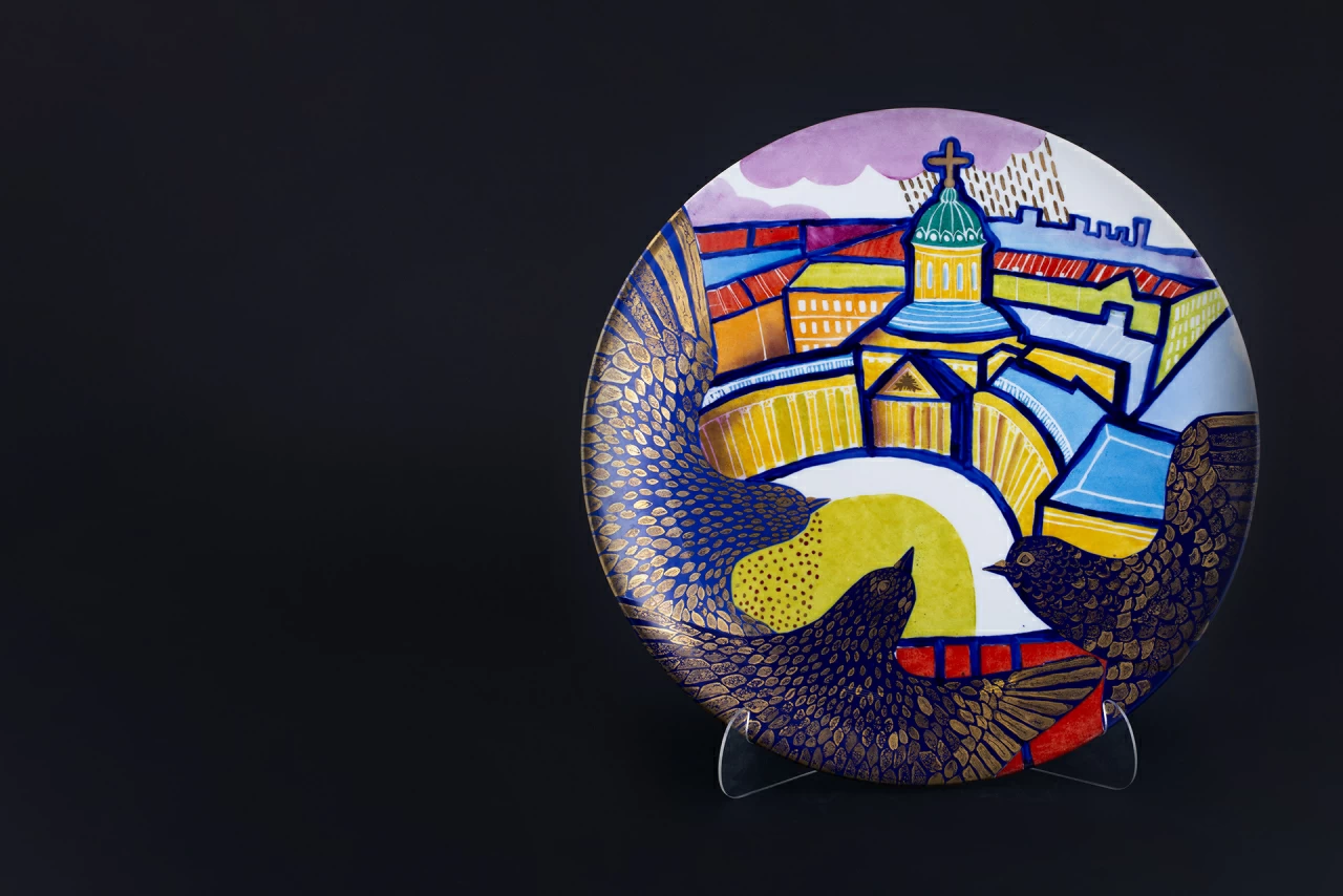 Декоративное Блюдо Однажды у Казанского на форме Круглая, арт 60.13264.00.1, 