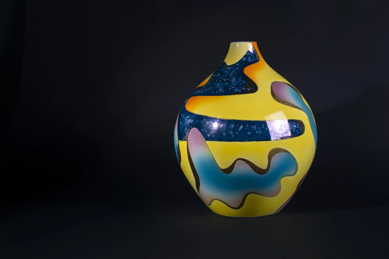 Ваза Наргиза на форме Круглая арт 60.13476.00.1,  Ваза Наргиза на форме Круглая арт 60.13476.00.1,