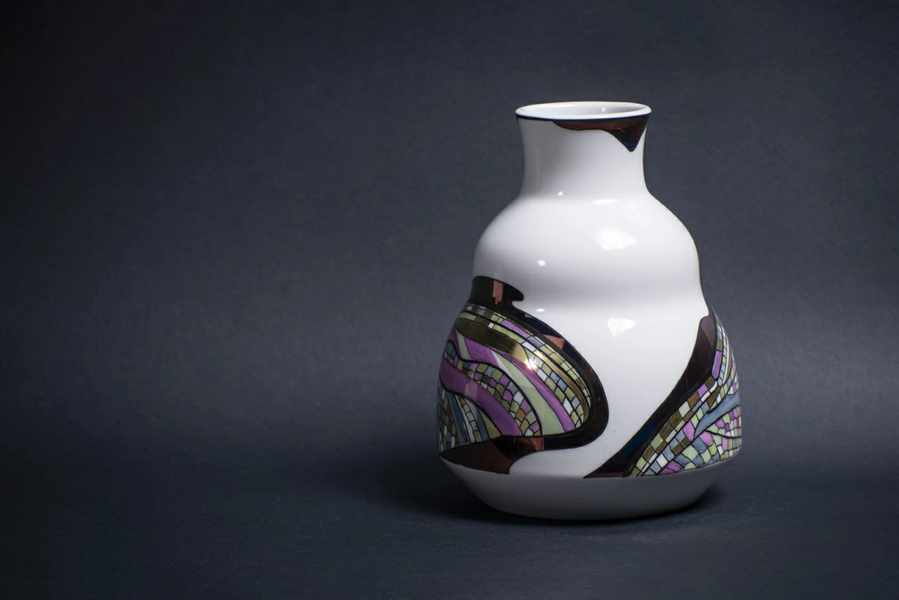 Ваза Крылья стрекозы на форме Зимняя средняя  арт 60.14880.00.1, 