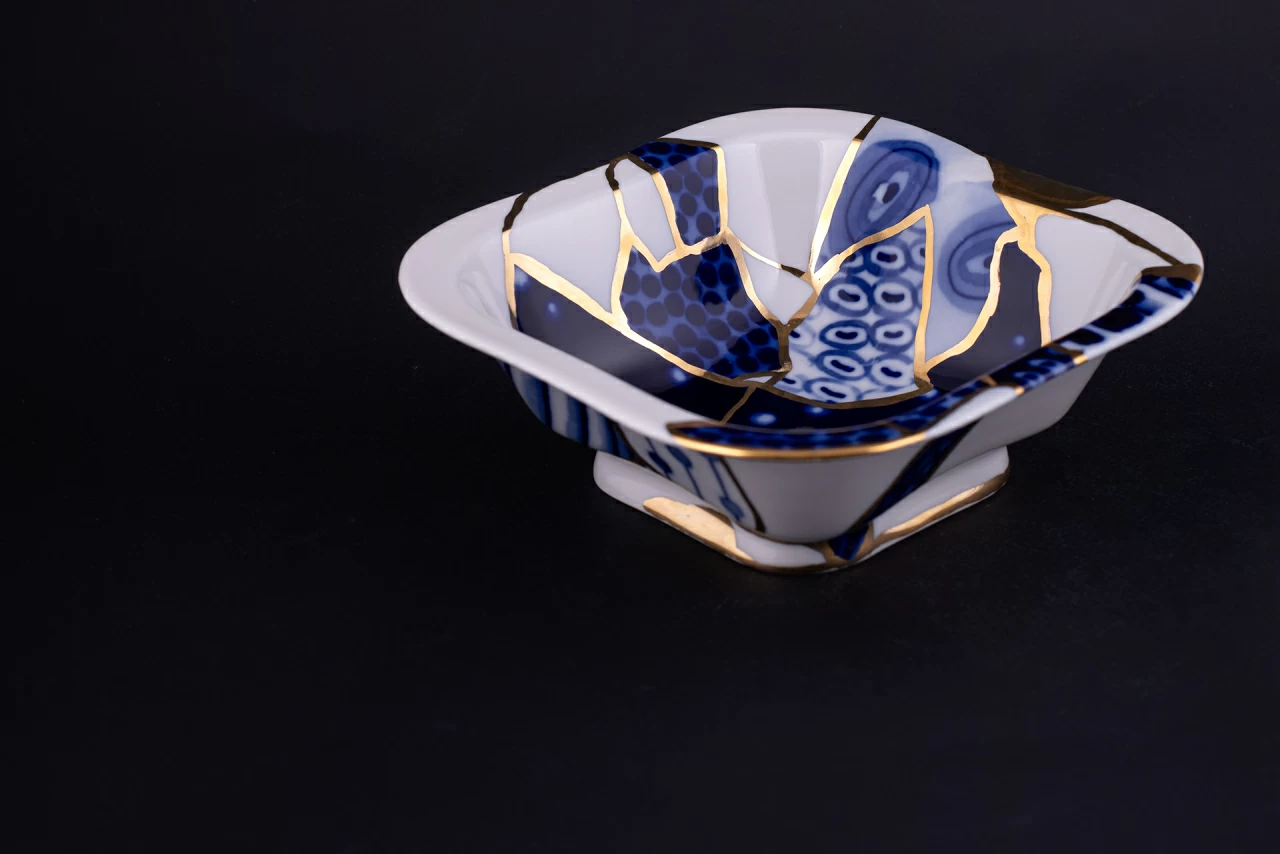 Салатник 700 мл рисунок Байкал, на форме Молодежная арт 60.14037.00.1, 