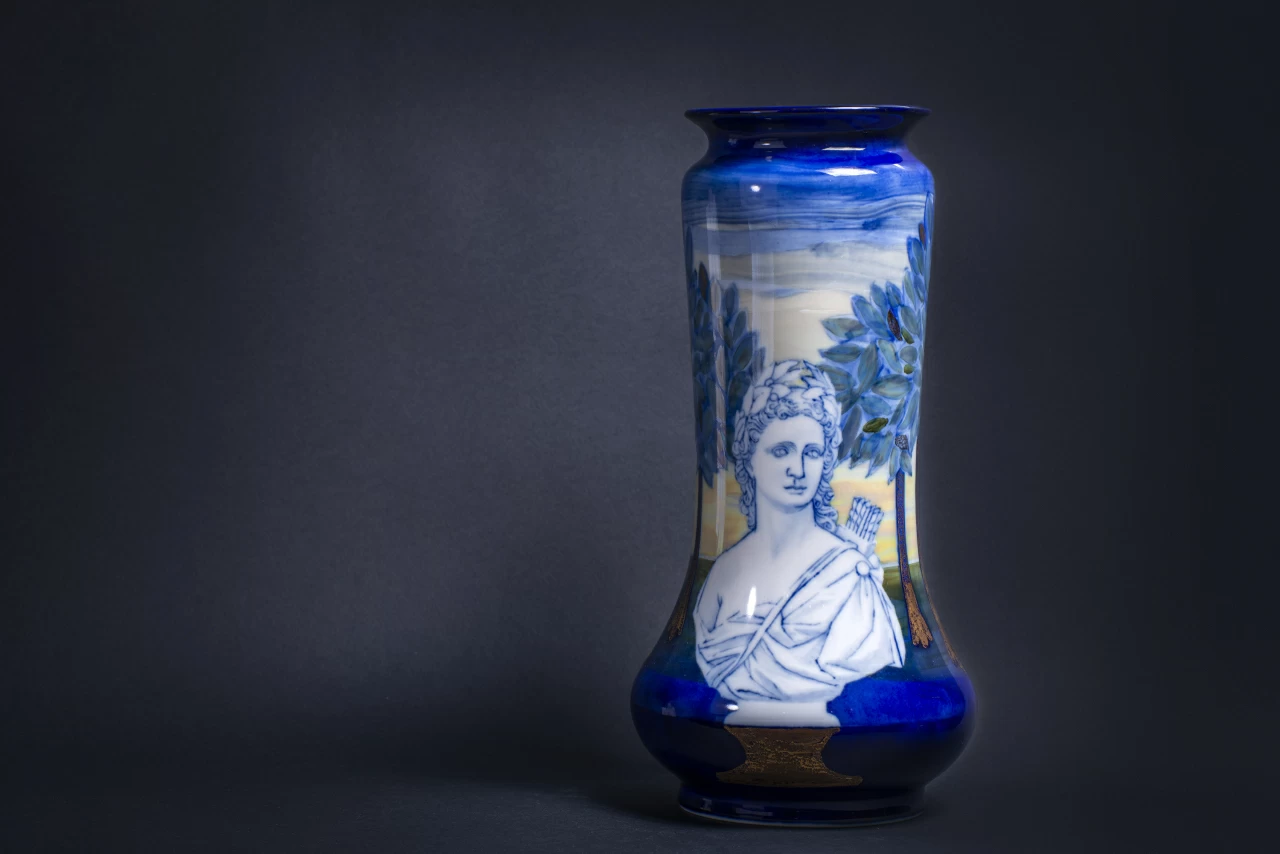 Ваза Летний сад рисунок Весна и лето на форме Альфа рисунок арт. 60.10810.00.1, 