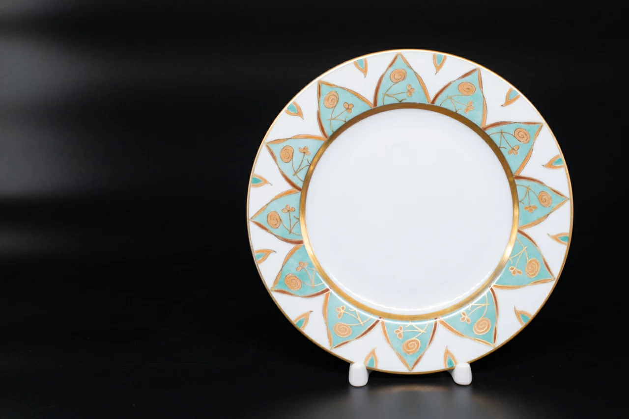 Тарелка 190 мм Рыбы. Знак Зодиака на форме Европейская, арт 60.05726.00.2,  Тарелка 190 мм Рыбы. Знак Зодиака на форме Европейская, арт 60.05726.00.2,