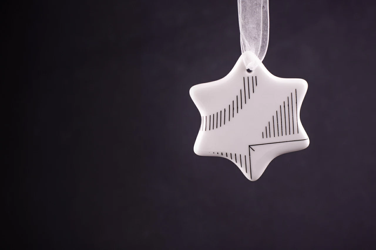 Елочная игрушка Звездочка, Тайм, арт 60.16085.00.1, 