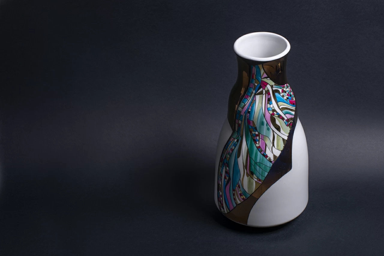 Ваза Крылья стрекозы на форме Зимняя высокая, арт 60.14879.00.1, 