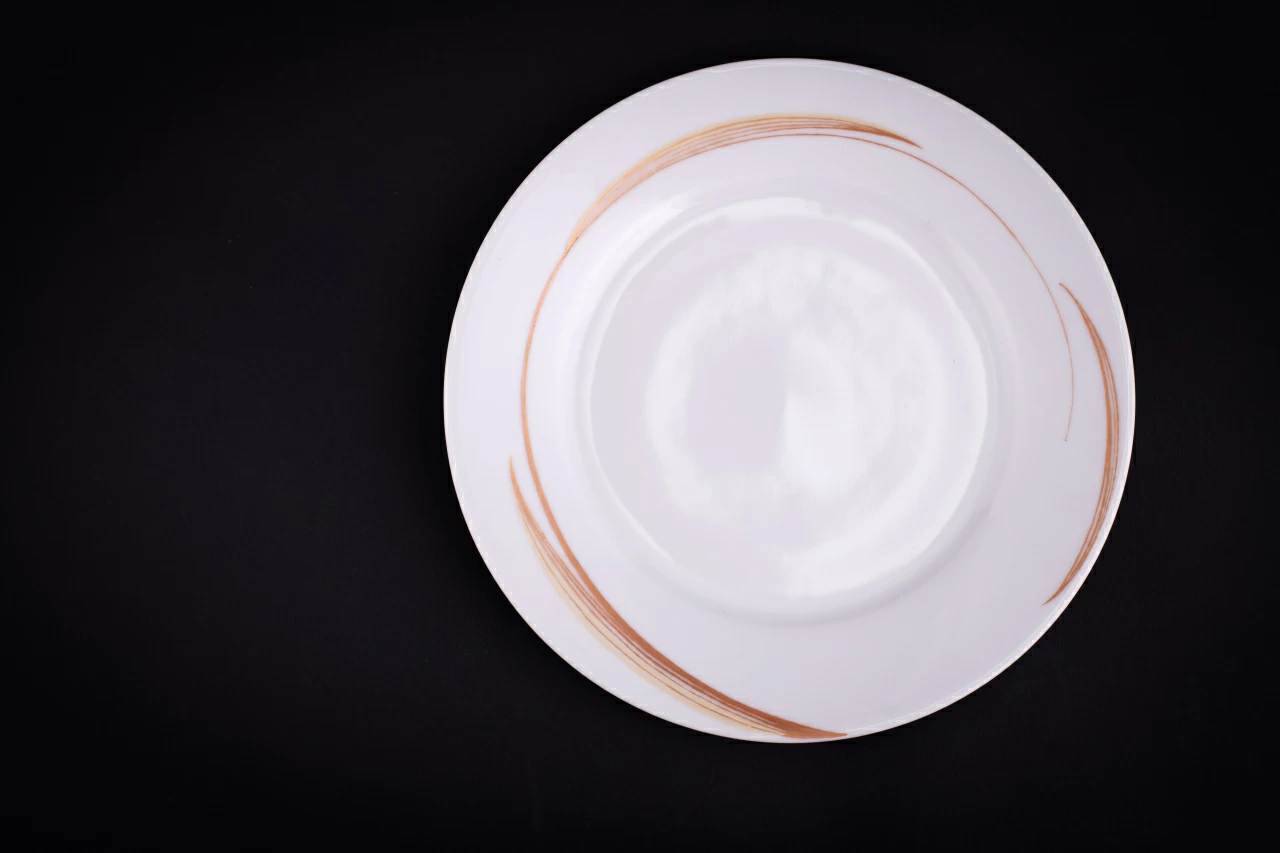 Тарелка 220 мм Сентябрь на форме Европейская, арт 70.02002.00.1,  Тарелка 220 мм Сентябрь на форме Европейская, арт 70.02002.00.1,