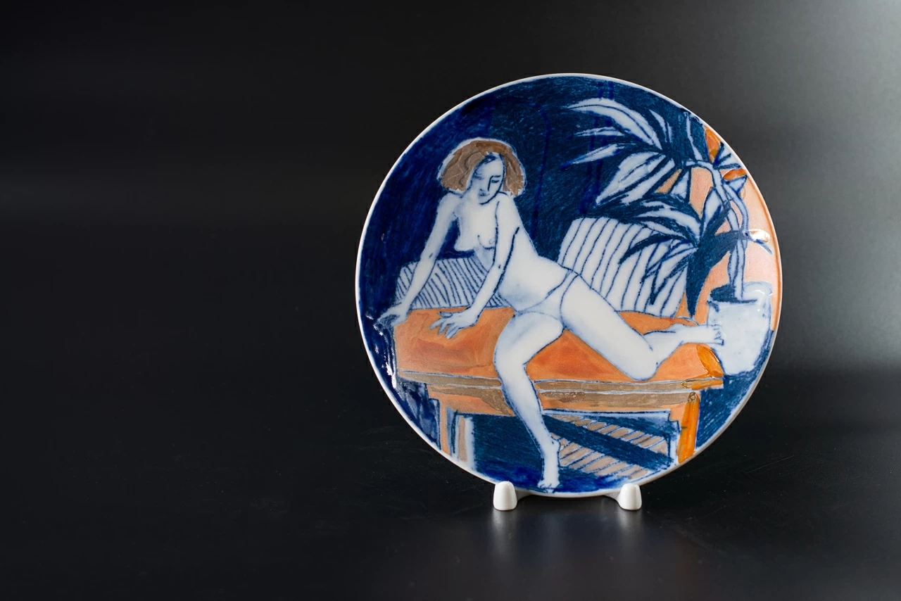 Декоративная тарелка Модель 3, на форме Эллипс, арт 60.10527.00.1, 