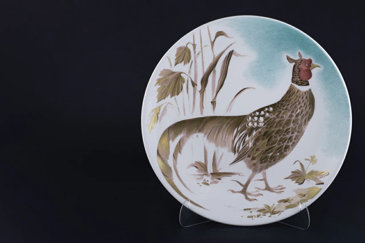 Декоративное Блюдо На прогулке на форме Круглая, арт 60.13330.00.1, 