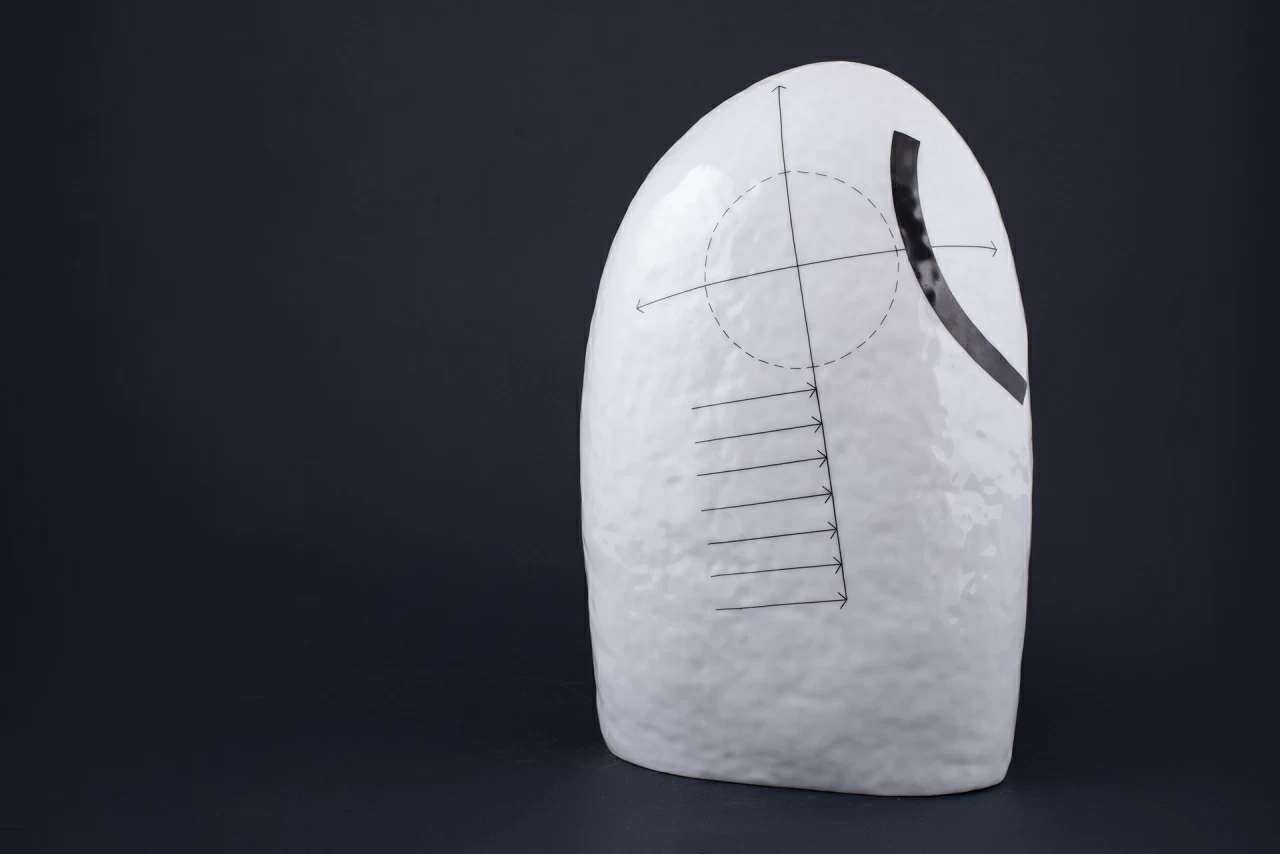 Арт-объект Камень вертикальный Time, арт 60.15771.00.1, 