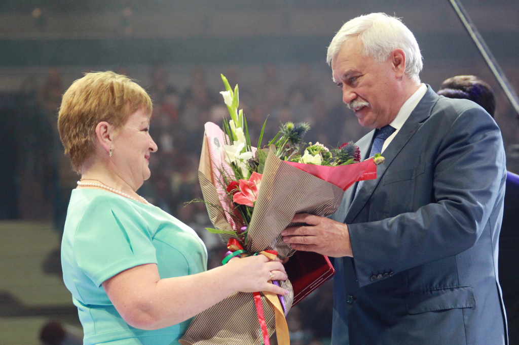 Тамара Иванова при вручении Медали ордена «За заслуги перед Отечеством II степени»