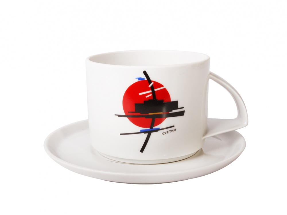 Чашка с блюдцем чайная 280 мл форма Баланс рисунок Суетин арт. 81.21420.00.1