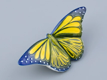Скульптура форма Бабочка среднего размера, рисунок Ультрамарин, арт. 82.47280.00.1, 