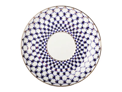 Сервиз чайный форма Купольная рисунок Кобальтовая сетка, 6 персон 14 предметов, арт. 81.21513.00.1