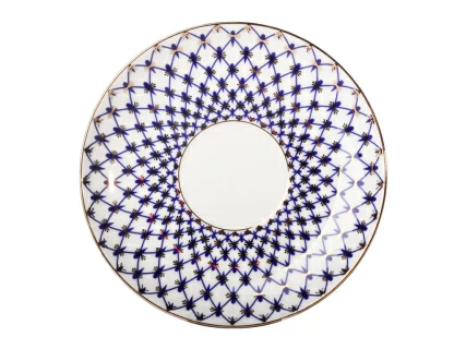 Сервиз чайный форма Купольная рисунок Кобальтовая сетка, 6 персон 14 предметов, арт. 81.21513.00.1, 