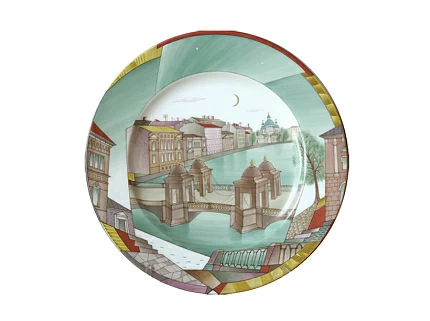 Подарочный набор декоративный 270 мм форма Европейская-2 рисунок Фонтанка.Белая ночь арт. 81.25639.00.1 Подарочный набор декоративный 270 мм форма Европейская-2 рисунок Фонтанка.Белая ночь арт. 81.25639.00.1