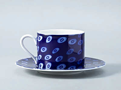 Чашка с блюдцем форма Соло рисунок Реки России. Амур арт. 81.28754.00.1