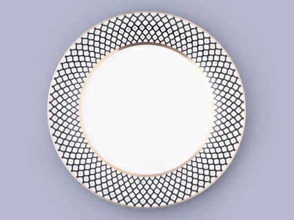 Тарелка плоская 270 мм, форма Стандартная, рисунок Неро 1, арт 80.48221.00.1,  Тарелка плоская 270 мм, форма Стандартная, рисунок Неро 1, арт 80.48221.00.1,