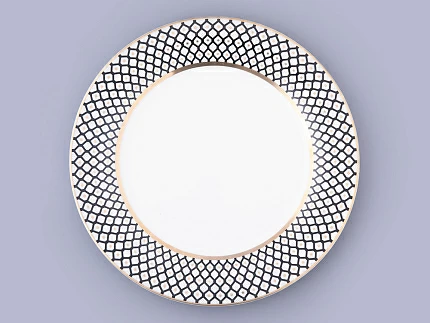 Тарелка плоская 270 мм, форма Стандартная, рисунок Неро 1, арт 80.48221.00.1 Тарелка плоская 270 мм, форма Стандартная, рисунок Неро 1, арт 80.48221.00.1