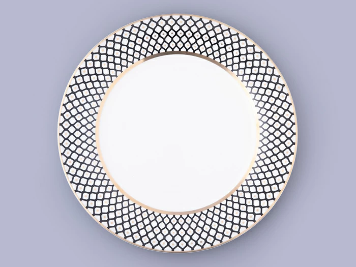 Тарелка плоская 270 мм, форма Стандартная, рисунок Неро 1, арт 80.48221.00.1,  Тарелка плоская 270 мм, форма Стандартная, рисунок Неро 1, арт 80.48221.00.1,