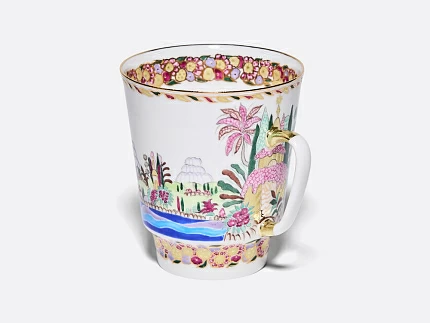 Чашка с блюдцем кофейная 165 мл.,  форма Майская, рисунок Голубое озеро арт. 81.13568.00.1