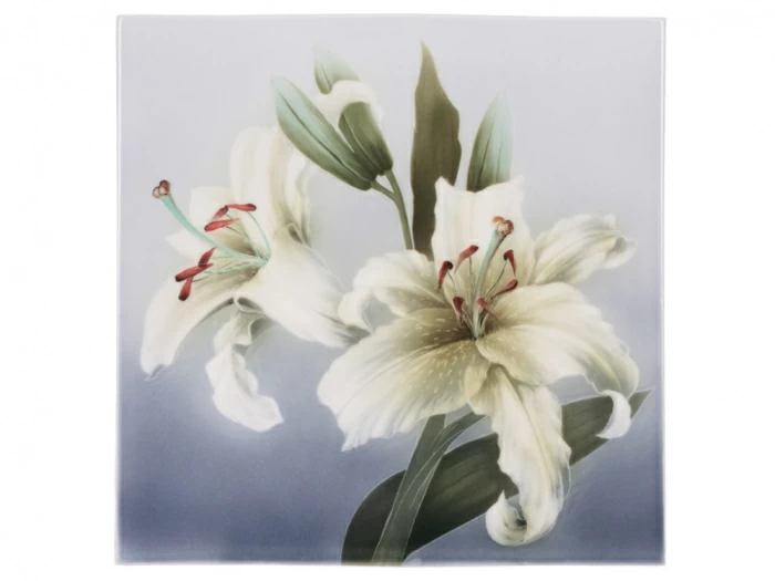 Пласт 350х350 форма Квадратный рисунок Лилии арт. 80.88056.00.1, 