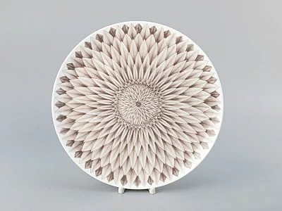 Блюдо круглое 310 мм форма Восточная рисунок Aloha Bungalow, арт. 80.40054.00.1 Блюдо круглое 310 мм форма Восточная рисунок Aloha Bungalow, арт. 80.40054.00.1