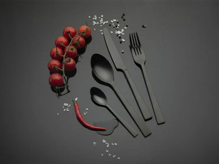 Комплект столовых приборов Урбан matte black 4 персоны, 16 предметов арт. 14.12013.01,  Комплект столовых приборов Урбан matte black 4 персоны, 16 предметов арт. 14.12013.01,