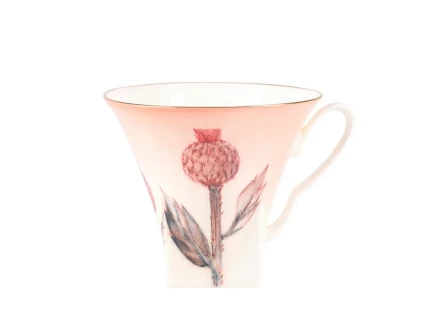 Чашка с блюдцем чайная 250 мл форма Петрополь рисунок Репейник арт. 81.27626.00.1, 